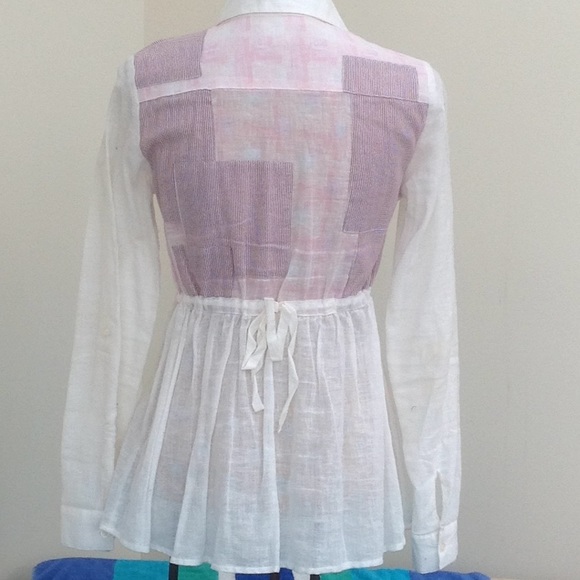 Free People Linen Blouse - Picture 3 of 7